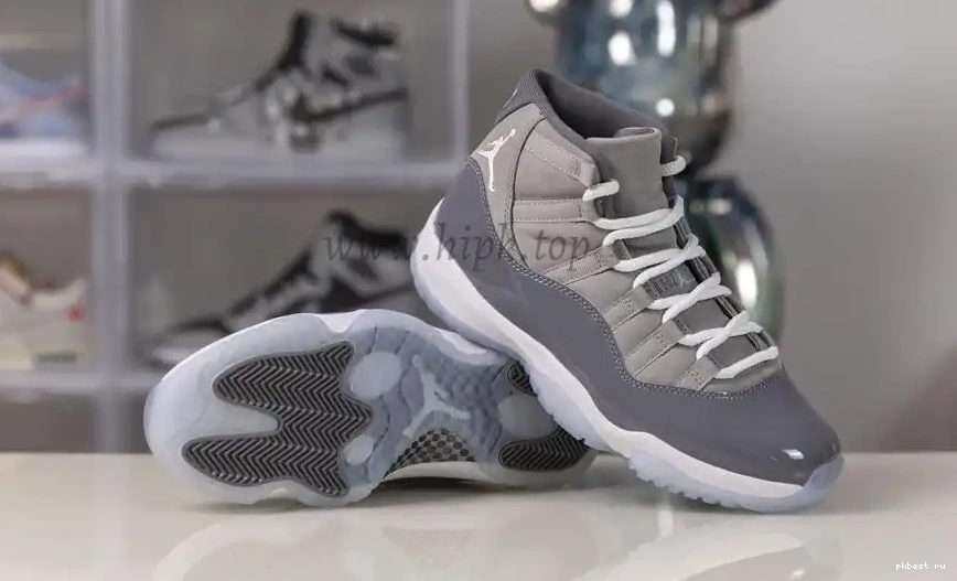cool Air 11 PK ready retail to GOD materials grey ship Jordan 0522